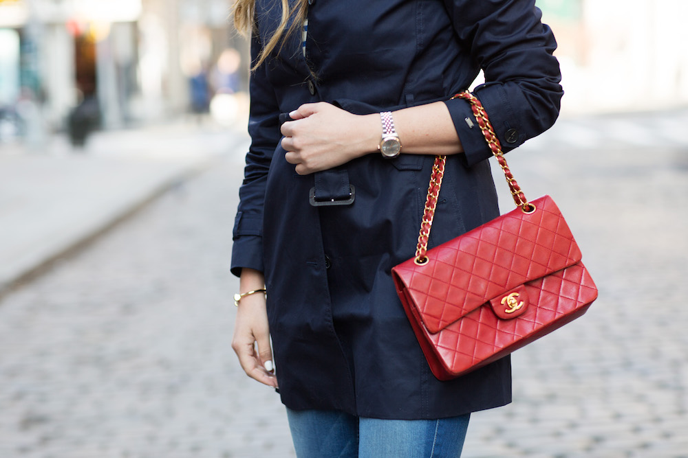 red chanel bag